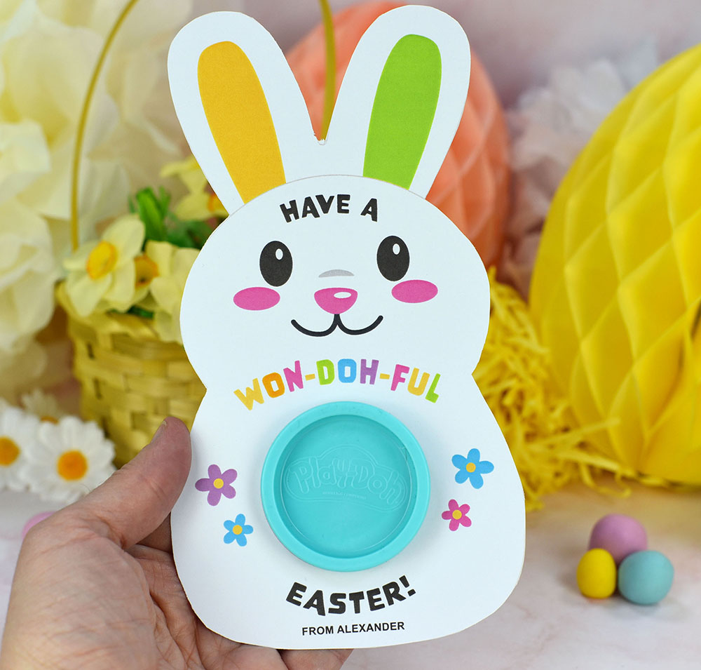 Easter play doh holder for kids Easter play doh holder for kids